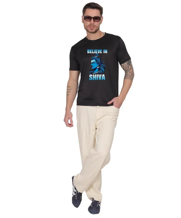 Black_Cotton_Printed_Crew_Neck_Half_Sleeve_T-Shirt_For_Men