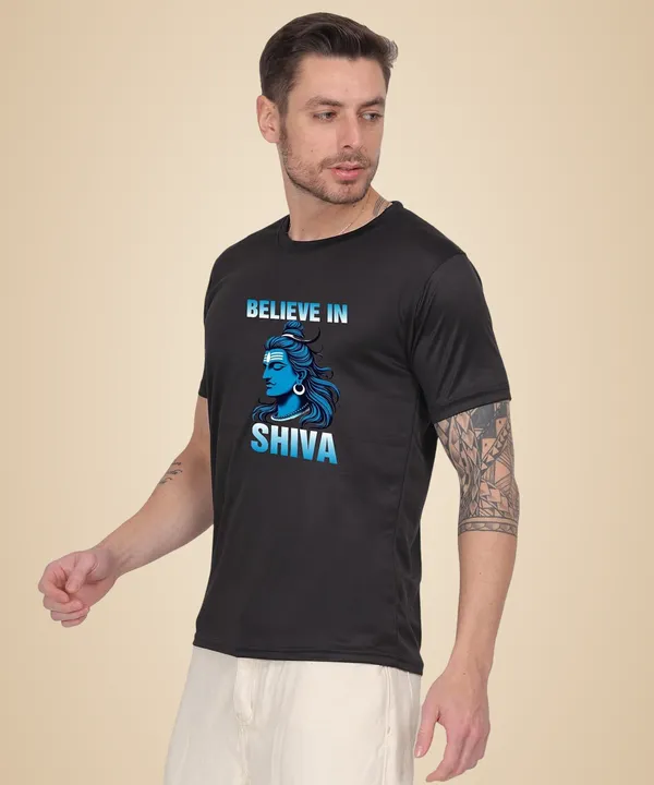 Black_Cotton_Printed_Crew_Neck_Half_Sleeve_T-Shirt_For_Men