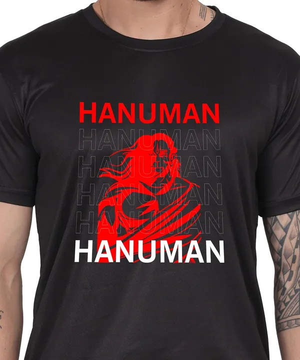 Black_Cotton_Printed_Crew_Neck_Half_Sleeve_T-Shirt_For_Men