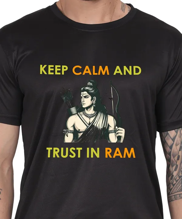 Black_Cotton_Printed_Crew_Neck_Half_Sleeve_T-Shirt_For_Men