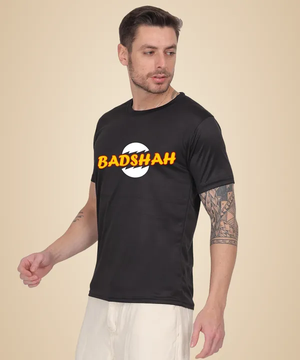 Black_Cotton_Printed_Crew_Neck_Half_Sleeve_T-Shirt_For_Men