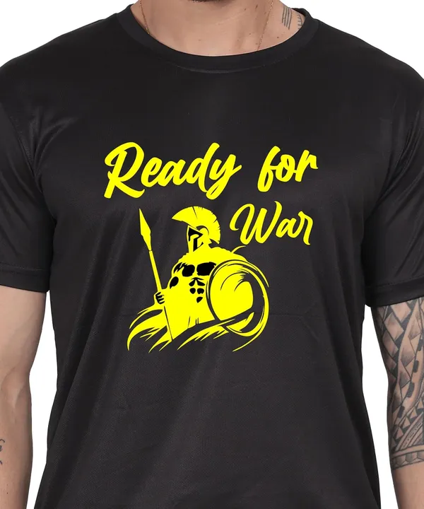 Black_Cotton_Printed_Crew_Neck_Half_Sleeve_T-Shirt_For_Men