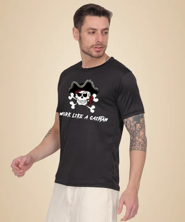 Black_Cotton_Printed_Crew_Neck_Half_Sleeve_T-Shirt_For_Men