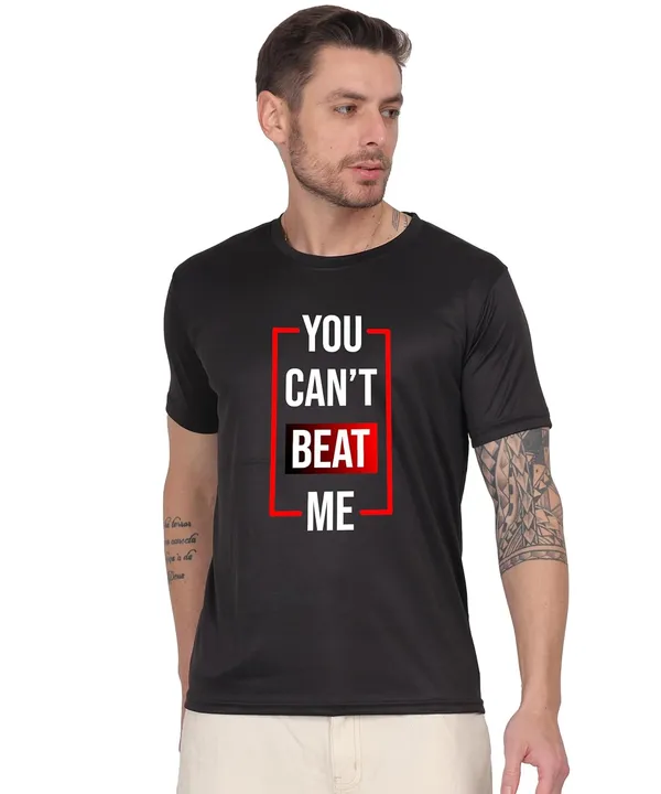 Black_Cotton_Printed_Crew_Neck_Half_Sleeve_T-Shirt_For_Men