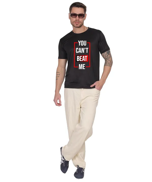 Black_Cotton_Printed_Crew_Neck_Half_Sleeve_T-Shirt_For_Men