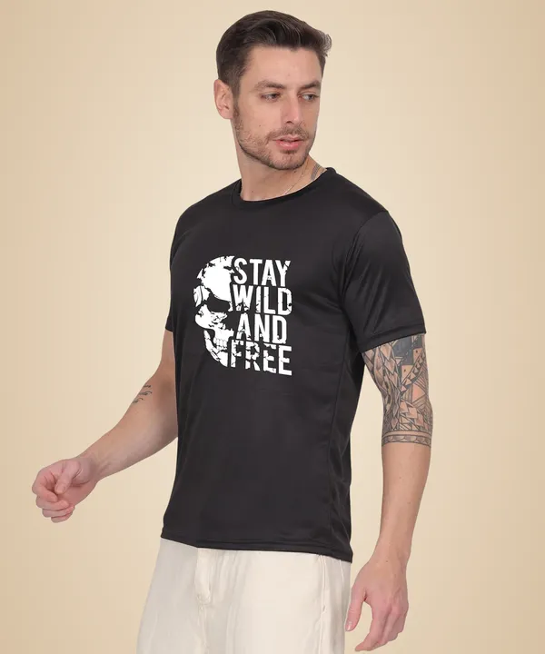 Black_Cotton_Printed_Crew_Neck_Half_Sleeve_T-Shirt_For_Men