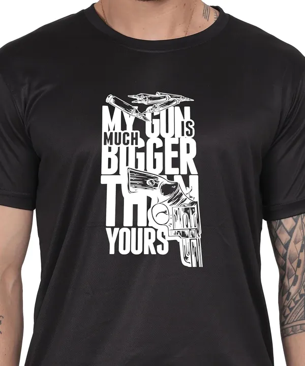 Black_Cotton_Printed_Crew_Neck_Half_Sleeve_T-Shirt_For_Men