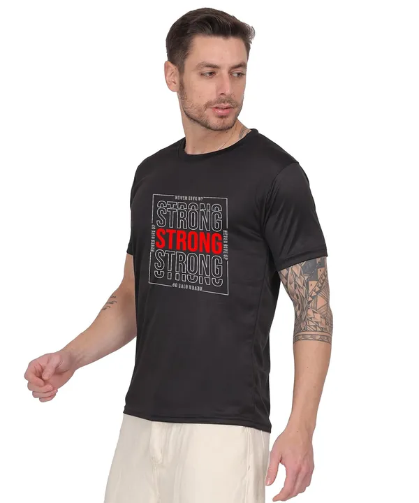 Black_Cotton_Printed_Crew_Neck_Half_Sleeve_T-Shirt_For_Men