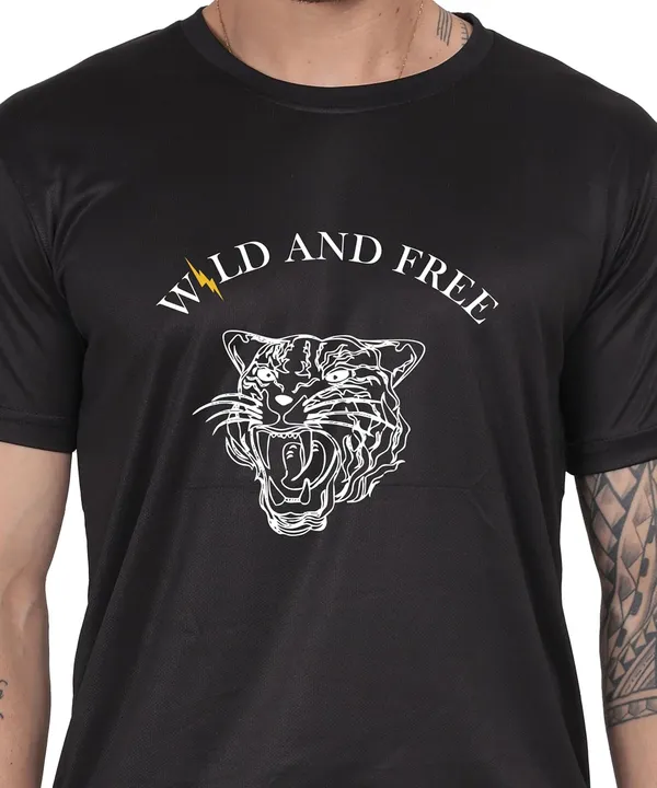 Black_Cotton_Printed_Crew_Neck_Half_Sleeve_T-Shirt_For_Men