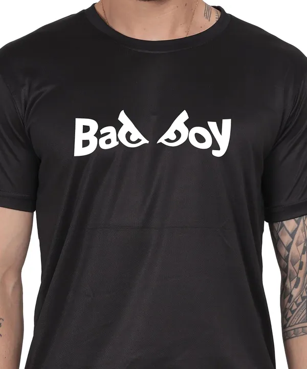 Black_Cotton_Printed_Crew_Neck_Half_Sleeve_T-Shirt_For_Men