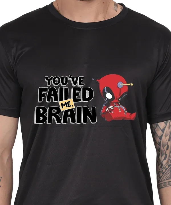 Black_Cotton_Printed_Crew_Neck_Half_Sleeve_T-Shirt_For_Men