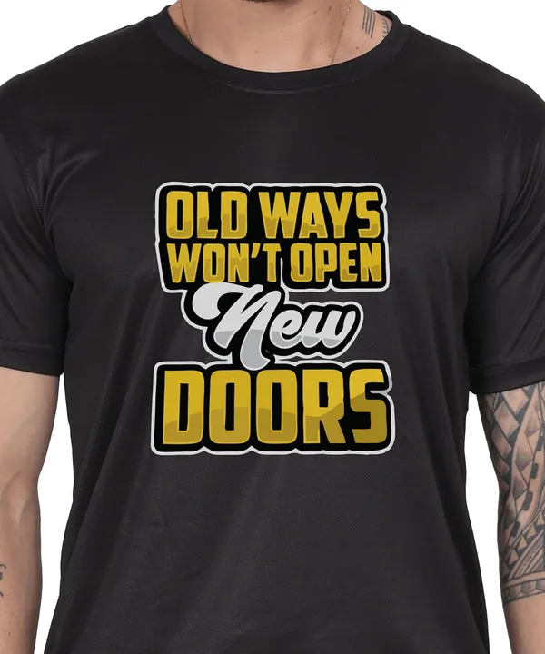 Black_Cotton_Printed_Crew_Neck_Half_Sleeve_T-Shirt_For_Men