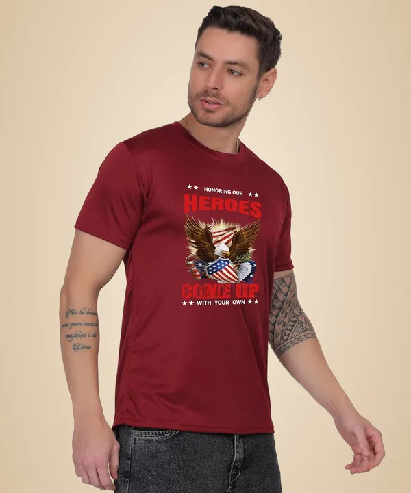 Brown_Cotton_Printed_Crew_Neck_Half_Sleeve_T-Shirt_For_Men