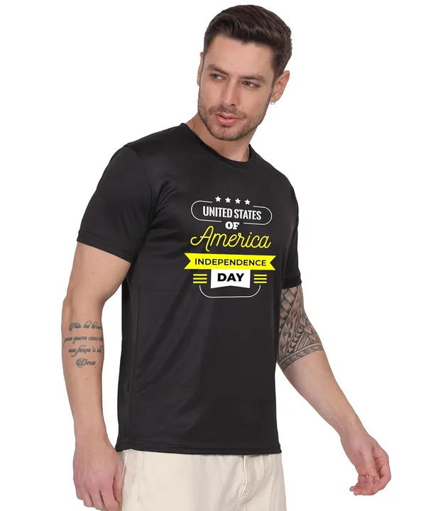Brown_Cotton_Printed_Crew_Neck_Half_Sleeve_T-Shirt_For_Men