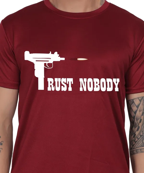 Brown_Cotton_Printed_Crew_Neck_Half_Sleeve_T-Shirt_For_Men