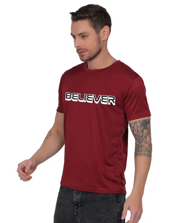 Brown_Cotton_Printed_Crew_Neck_Half_Sleeve_T-Shirt_For_Men