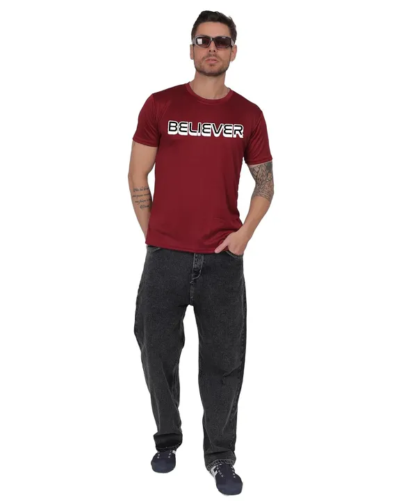 Brown_Cotton_Printed_Crew_Neck_Half_Sleeve_T-Shirt_For_Men
