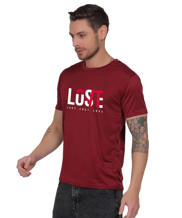 Brown_Cotton_Printed_Crew_Neck_Half_Sleeve_T-Shirt_For_Men