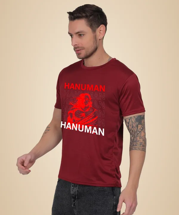 Brown_Cotton_Printed_Crew_Neck_Half_Sleeve_T-Shirt_For_Men