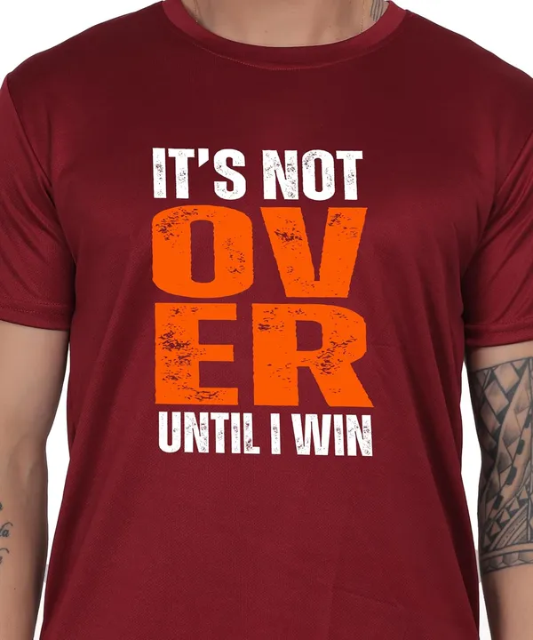 Brown_Cotton_Printed_Crew_Neck_Half_Sleeve_T-Shirt_For_Men