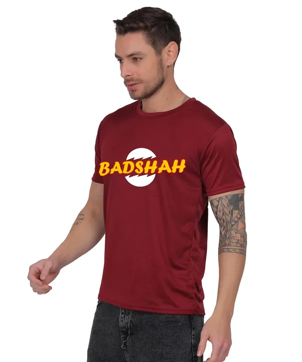Brown_Cotton_Printed_Crew_Neck_Half_Sleeve_T-Shirt_For_Men