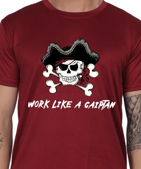 Brown_Cotton_Printed_Crew_Neck_Half_Sleeve_T-Shirt_For_Men