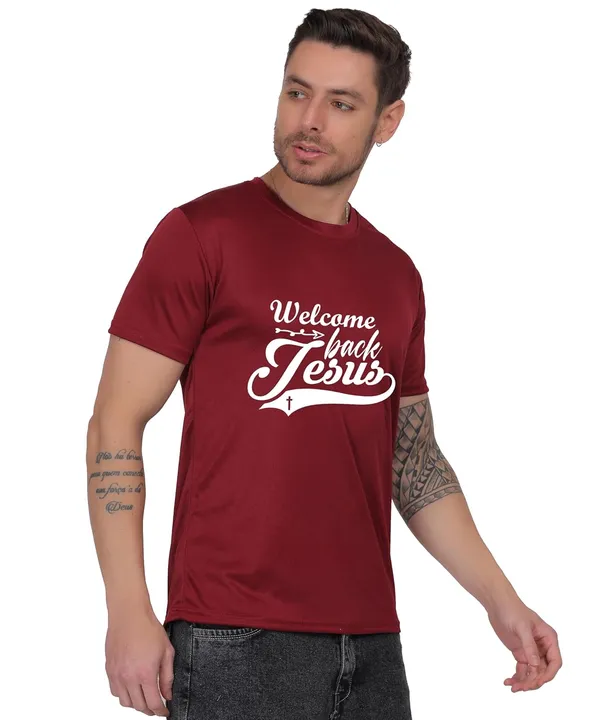 Brown_Cotton_Printed_Crew_Neck_Half_Sleeve_T-Shirt_For_Men