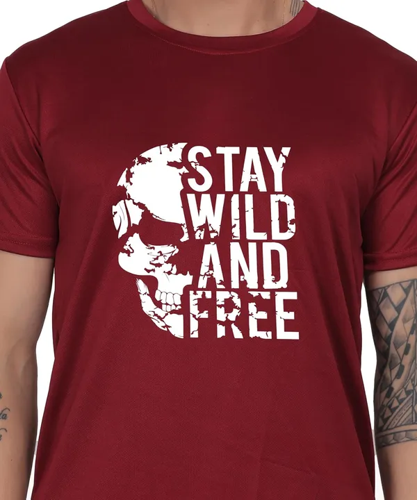 Brown_Cotton_Printed_Crew_Neck_Half_Sleeve_T-Shirt_For_Men