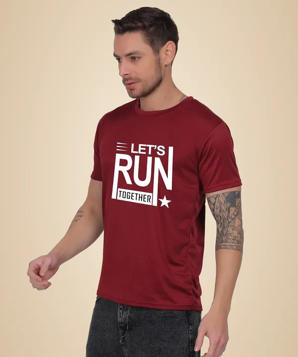 Brown_Cotton_Printed_Crew_Neck_Half_Sleeve_T-Shirt_For_Men