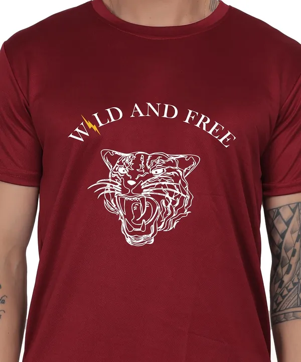 Brown_Cotton_Printed_Crew_Neck_Half_Sleeve_T-Shirt_For_Men