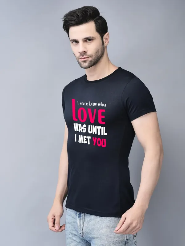 Blue_Cotton_Printed_Crew_Neck_Half_Sleeve_T-Shirt_For_Men