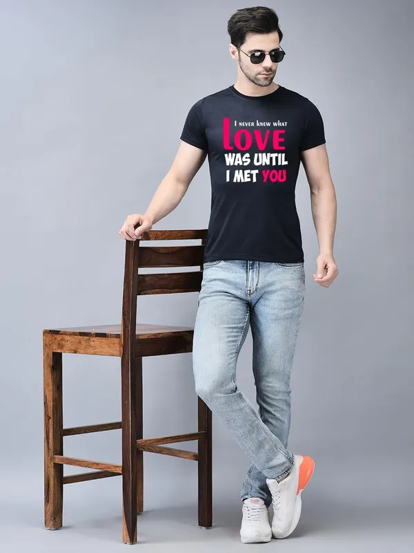 Blue_Cotton_Printed_Crew_Neck_Half_Sleeve_T-Shirt_For_Men