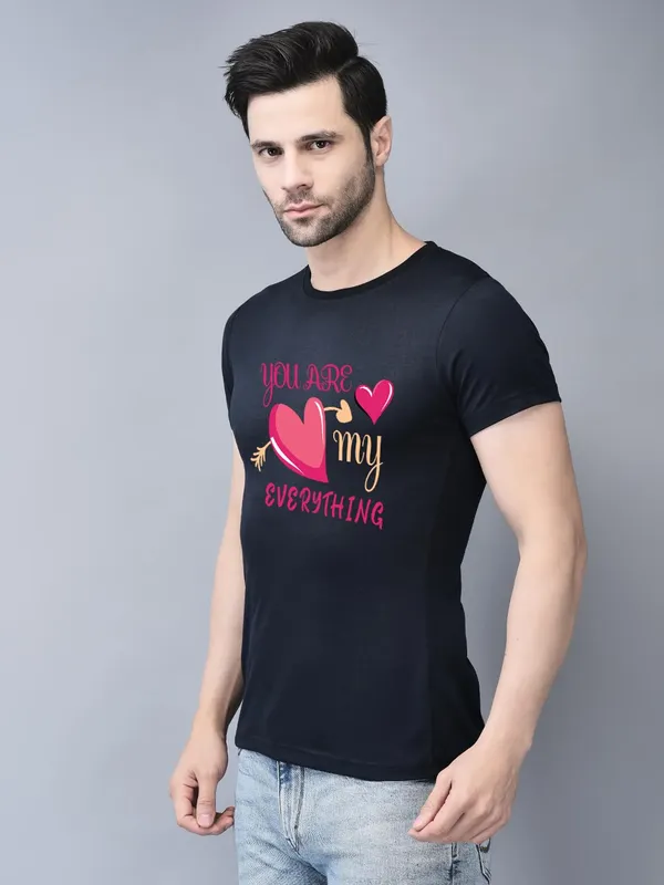 Blue_Cotton_Printed_Crew_Neck_Half_Sleeve_T-Shirt_For_Men