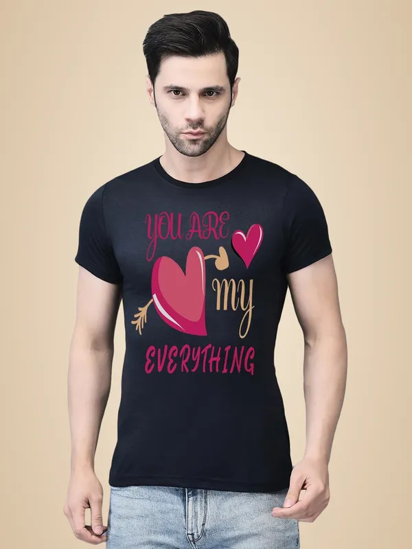 Blue_Cotton_Printed_Crew_Neck_Half_Sleeve_T-Shirt_For_Men