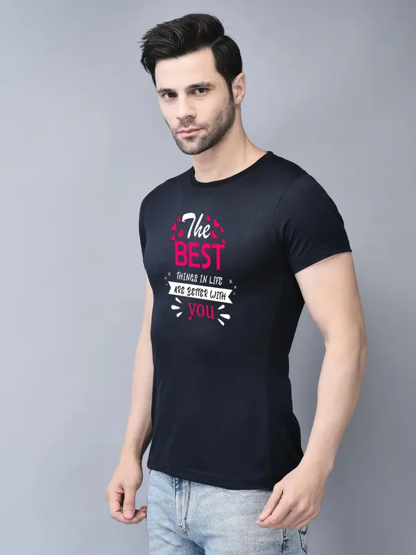 Blue_Cotton_Printed_Crew_Neck_Half_Sleeve_T-Shirt_For_Men