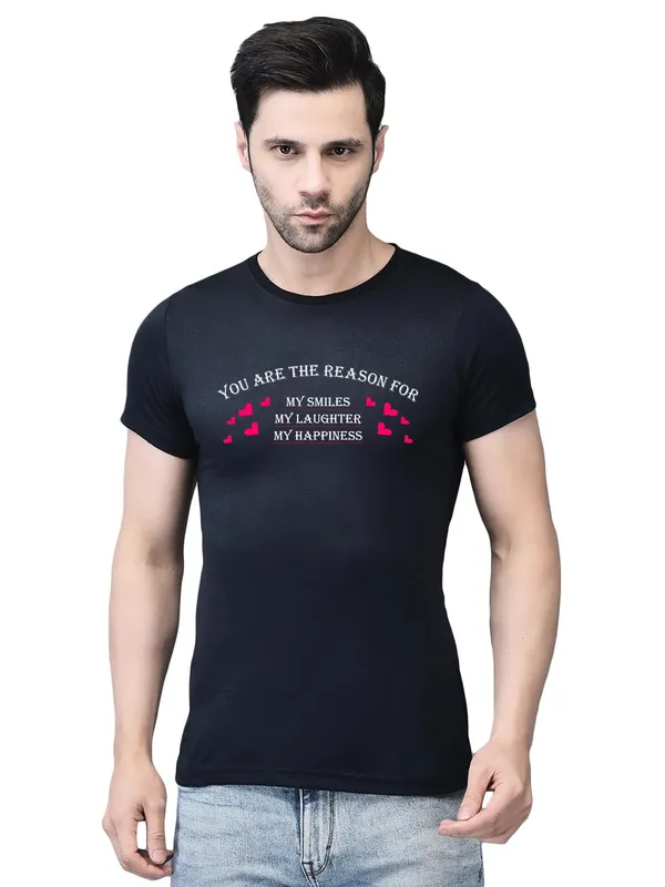 Blue_Cotton_Printed_Crew_Neck_Half_Sleeve_T-Shirt_For_Men