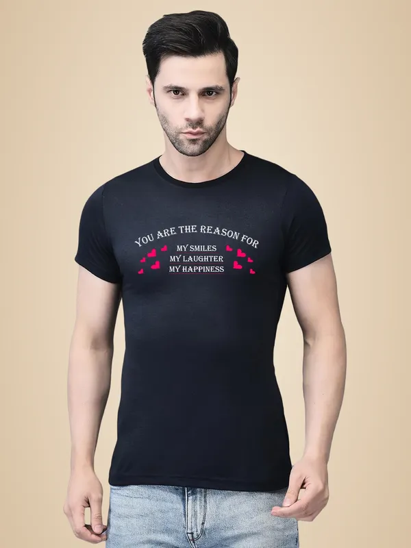 Blue_Cotton_Printed_Crew_Neck_Half_Sleeve_T-Shirt_For_Men