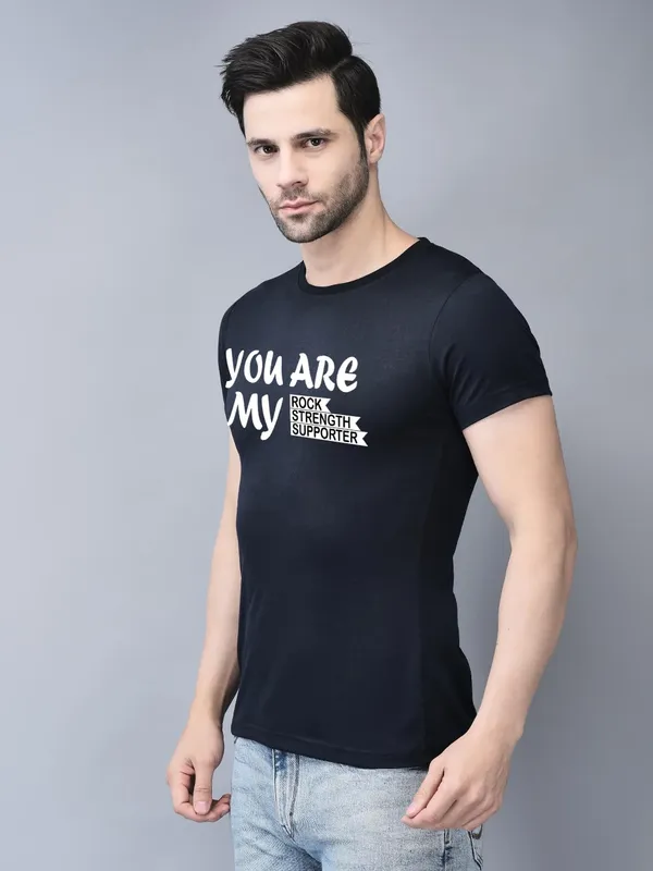 Blue_Cotton_Printed_Crew_Neck_Half_Sleeve_T-Shirt_For_Men