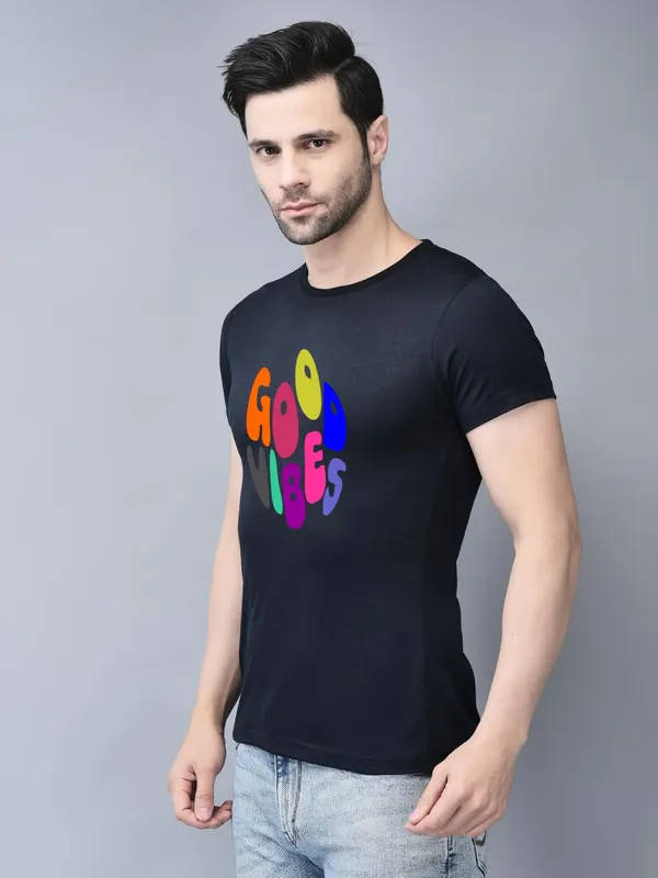 Blue_Cotton_Printed_Crew_Neck_Half_Sleeve_T-Shirt_For_Men