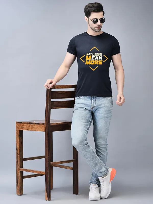 Blue_Cotton_Printed_Crew_Neck_Half_Sleeve_T-Shirt_For_Men