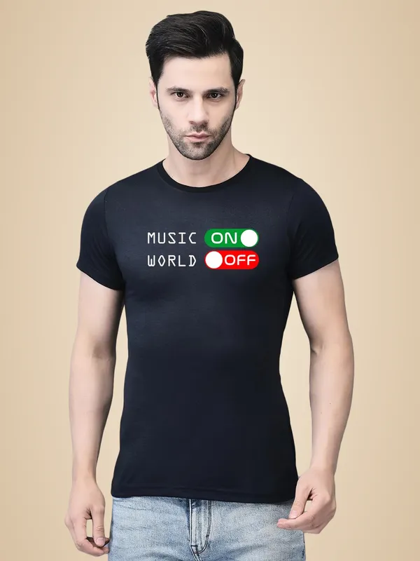 Blue_Cotton_Printed_Crew_Neck_Half_Sleeve_T-Shirt_For_Men