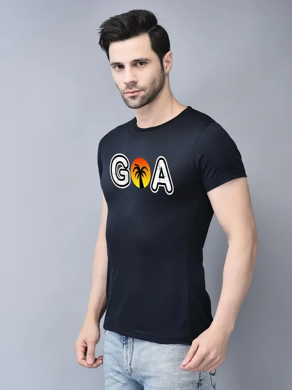 Blue_Cotton_Printed_Crew_Neck_Half_Sleeve_T-Shirt_For_Men