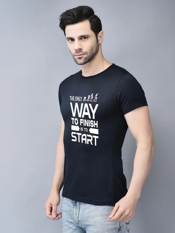 Blue_Cotton_Printed_Crew_Neck_Half_Sleeve_T-Shirt_For_Men