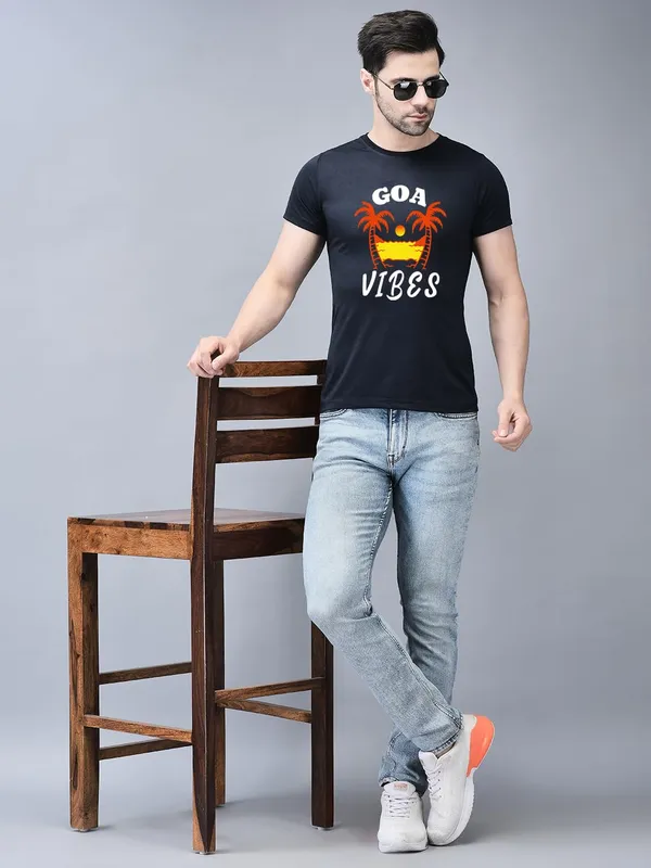Blue_Cotton_Printed_Crew_Neck_Half_Sleeve_T-Shirt_For_Men