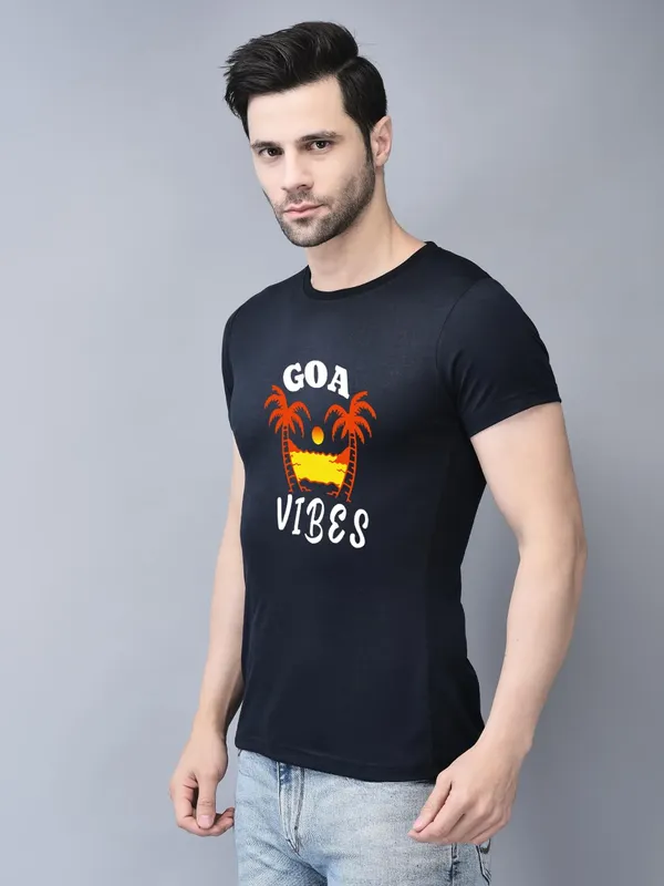 Blue_Cotton_Printed_Crew_Neck_Half_Sleeve_T-Shirt_For_Men