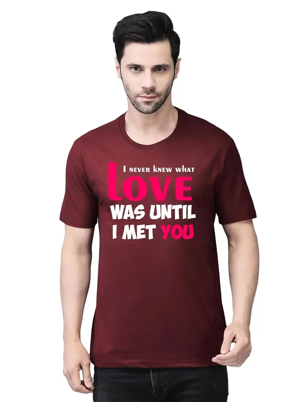 Maroon_Cotton_Printed_Crew_Neck_Half_Sleeve_T-Shirt_For_Men
