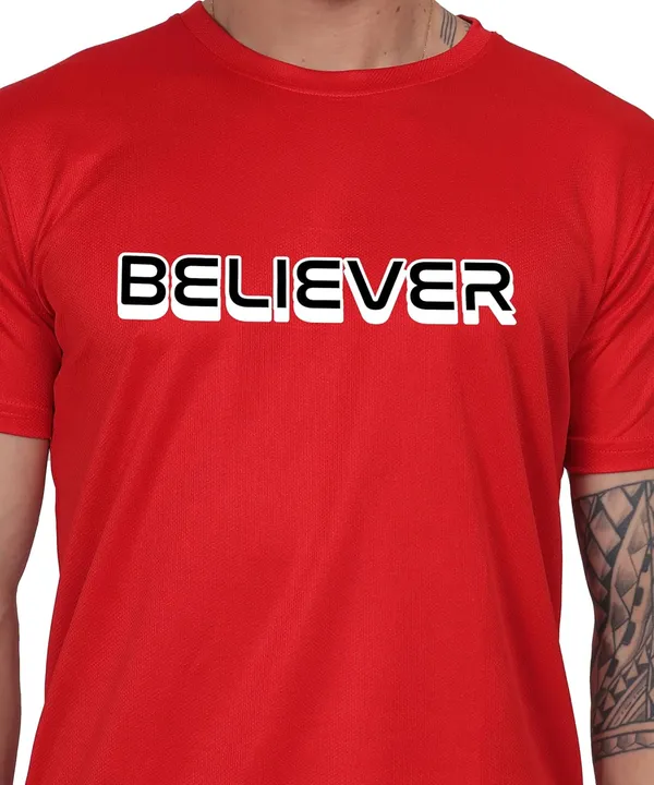 Red_Cotton_Printed_Crew_Neck_Half_Sleeve_T-Shirt_For_Men