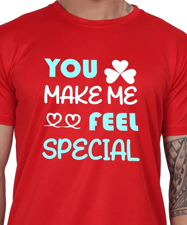 Red_Cotton_Printed_Crew_Neck_Half_Sleeve_T-Shirt_For_Men