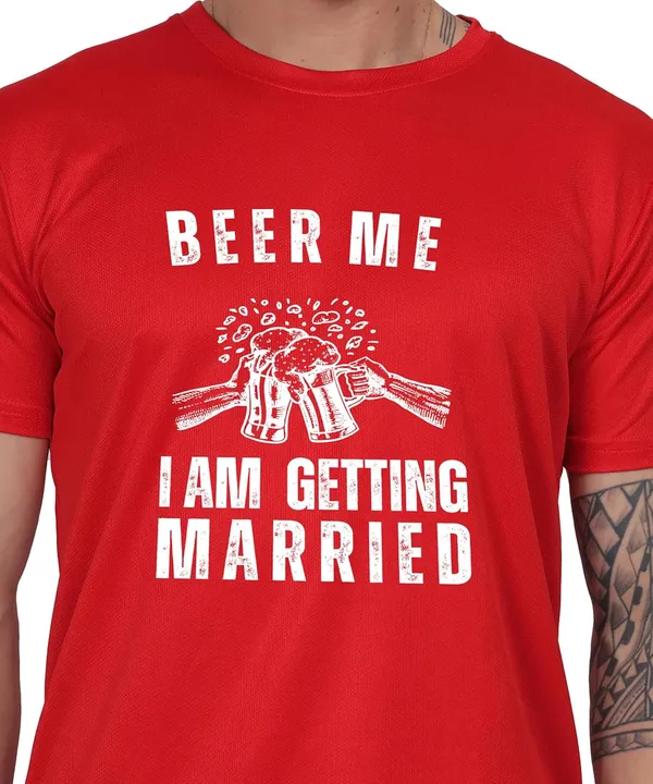 Red_Cotton_Printed_Crew_Neck_Half_Sleeve_T-Shirt_For_Men