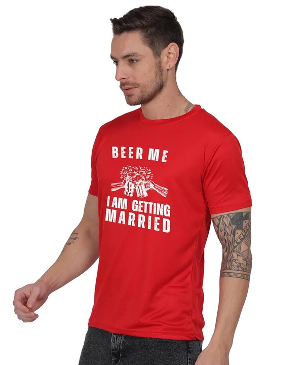 Red_Cotton_Printed_Crew_Neck_Half_Sleeve_T-Shirt_For_Men